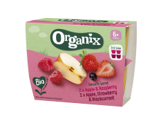 Organix Bio apple rasberry strawberry blackc