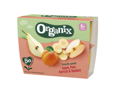 Organix Bio apple-pear-apricot-banana