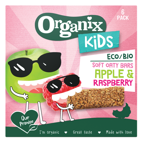 Kids Soft Oaty Bars Apple & Raspberry
